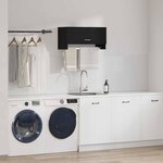 vidaXL Armoire avec stockage Noir 70 x 32.5 x 35 cm Bois d'ingénierie