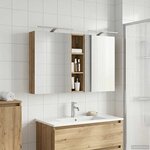 vidaXL Ensemble de Meubles de Salle de Bain 3 Pièces 120 x 14 5 x 70 cm