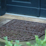 Paillasson en fonte antique 46 x 71.5 cm