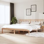 vidaXL Cadre de lit Bois de pin massif 200x200 cm