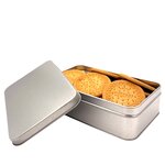 Boîte PM fer blanc  vernis alimentaire  17 x 10 x 4.5 cm