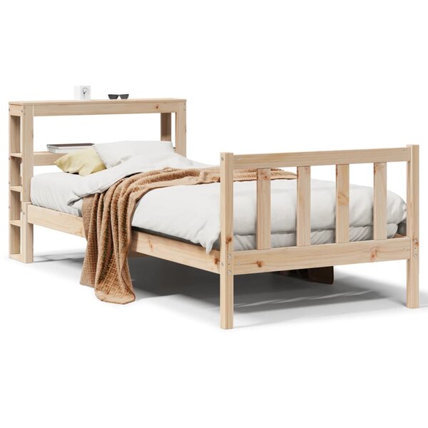 vidaXL Cadre de lit sans matelas 90x190 cm bois de pin massif