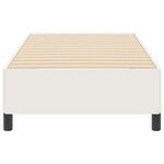 vidaXL Cadre de lit Crème 80 x 200 cm Tissu en velours côtelé