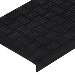 vidaXL Marches d'escalier 5 Pièces 25x75 cm caoutchouc