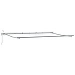 Auvent rétractable automatique vidaXL avec LED Vert et Blanc 600x300 cm
