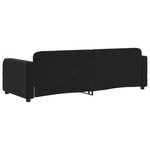 vidaXL Lit de repos sans matelas noir 80x200 cm velours