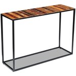 vidaXL Table console Bois de récupération massif 110x35x76 cm