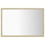 Miroir led de salle de bain 60 x 8 5 x 37 cm acrylique chêne 02_0006962