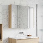 vidaXL Armoire Miroir de Salle de Bain Chêne Sonoma