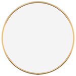 vidaXL Miroir mural Doré Ø 30 cm Rond