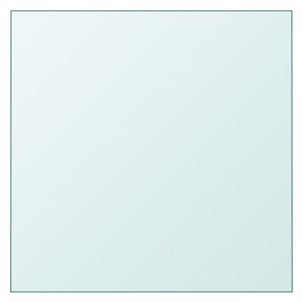 vidaXL Dessus de table Transparent 50x50 cm Verre trempé