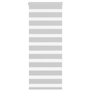 vidaXL Store zèbre gris clair largeur du tissu 55 9 cm polyester