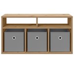 vidaXL Basboard avec tiroir Chêne artisanal 72 x 22 5 x 38 cm