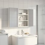 vidaXL Ensemble de Meubles de Salle de Bain 3 Pièces 100 x 10 5 x 50 cm