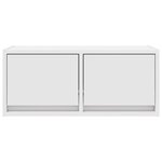 vidaXL Meuble TV blanc 60x31x25 5 cm bois d'ingénierie