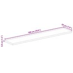 vidaXL Dessus de table 180x20x3 8cm rectangulaire bois massif d'acacia