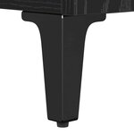 vidaXL Table basse Chêne noir 80 x 80 x 36 5 cm Bois d'ingénierie
