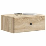 vidaXL Cabinet de chevet mural Chêne Sonoma 49 x 34 5 x 20 cm