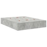 vidaXL Cadre de lit de rangement Gris béton 160x200 cm