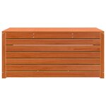 vidaXL Boîte de Rangement de Jardin Marron cire 101 x 50.5 x 46.5 cm