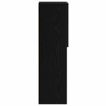 vidaXL Ensemble meuble TV Montage mural Chêne noir 30 5 x 30 x 102 cm