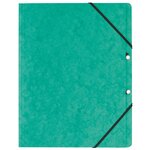 Chemise à élastique sans rabat exacompta 24 x 32 cm - verte - lot de 10