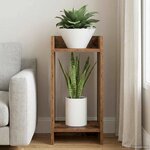 vidaXL Support de Plante Bois ancien 30 x 30 x 60 cm Bois d'ingénierie
