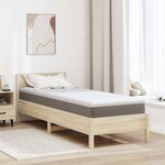 vidaXL Coussins de Matelas Blanc 80 x 200 cm Mousse PU