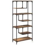 vidaXL Bibliothèque Bois ancien 81 x 36 x 176 cm Bois d'ingénierie