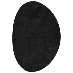 vidaXL Tapis HUARTE Noir 160 x 230 cm Polyester