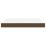 vidaXL Matelas de lit à ressorts ensachés Marron foncé 160x200x20 cm