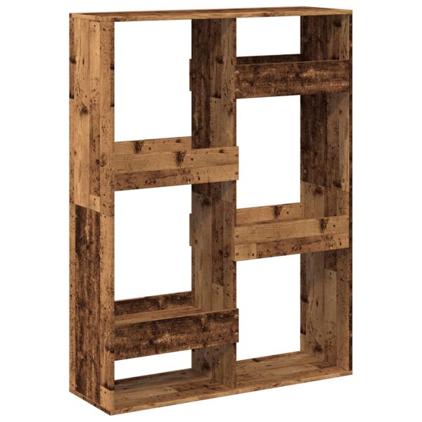 vidaXL Bibliothèque vieux bois 100x33x135 cm bois d'ingénierie