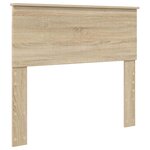 vidaXL Lit de Rangement Chêne Sonoma 100 x 200 cm Bois d'ingénierie