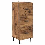 vidaXL Buffet Bois ancien 34 x 34 5 x 90 cm Bois d'ingénierie
