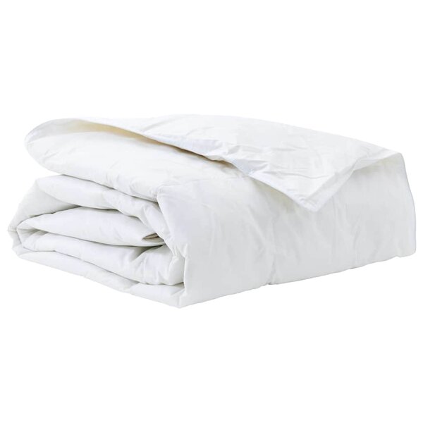 vidaXL Couettes & Duvets Blanc 155 x 200 cm Bas