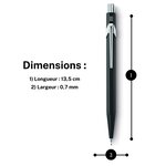 Porte-mines 844 Classic Line  0 07 mm  noir CARAN D'ACHE