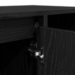 vidaXL Meuble TV Chêne noir 100 x 35 x 55 cm Bois d'ingénierie