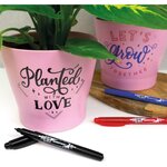 Marqueur Permanent MONO twin 0 8 et 0 4 mm Bleu TOMBOW