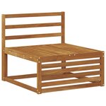 vidaXL Ensemble de canapés d'extérieur 6 pc Naturel