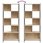 vidaXL Bibliothèque chêne sonoma 72x28x172 cm bois d'ingénierie