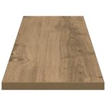 vidaXL Étagère à livres 4 Pièces Marron 80 x 20 x 1.5 cm