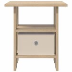 vidaXL Table de chevet Chêne Sonoma 41 x 40 x 45 cm Bois d'ingénierie