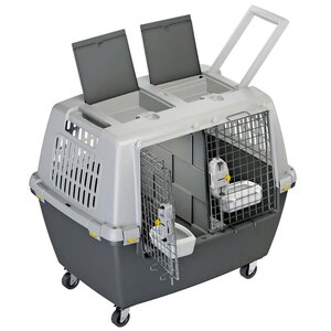 Stefanplast Cage pour animaux Gulliver Touring 80x58x62 cm Gris 81340