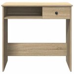 vidaXL Bureau Chêne Sonoma 80x40x75 cm Aggloméré