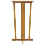 vidaXL Table de bar 90x65x105 cm Bois de teck solide