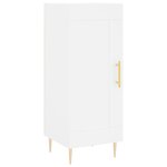 vidaXL Buffet haut Blanc 34 5x34x180 cm Bois d'ingénierie