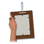 Accroche tableau adhésif taille l 1,8 kg 1 crochet + 2 bandes blanc command