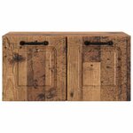vidaXL Meuble TV mural Bois ancien 59 5 x 31 x 30 cm Bois d'ingénierie