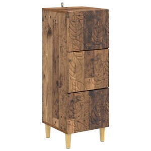 vidaXL Armoire à tiroirs Bois ancien 33 x 34 5 x 90 cm