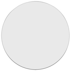 vidaXL Miroir mural Argenté Ø 60 cm Rond